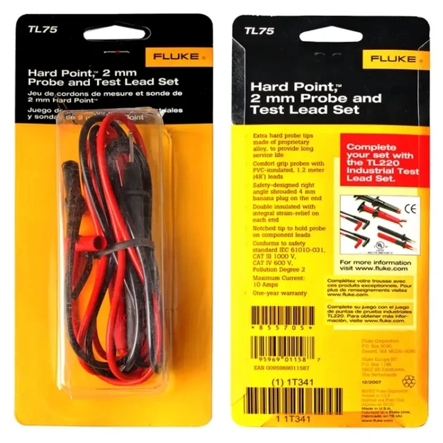 Fluke TL75 Hard Point Test Lead Set