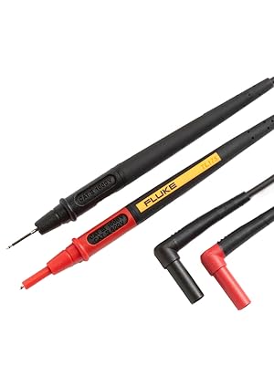 Fluke TL175-HV TwistGuard Test Lead Probe Tips, CAT III 1500 V, 2 mm