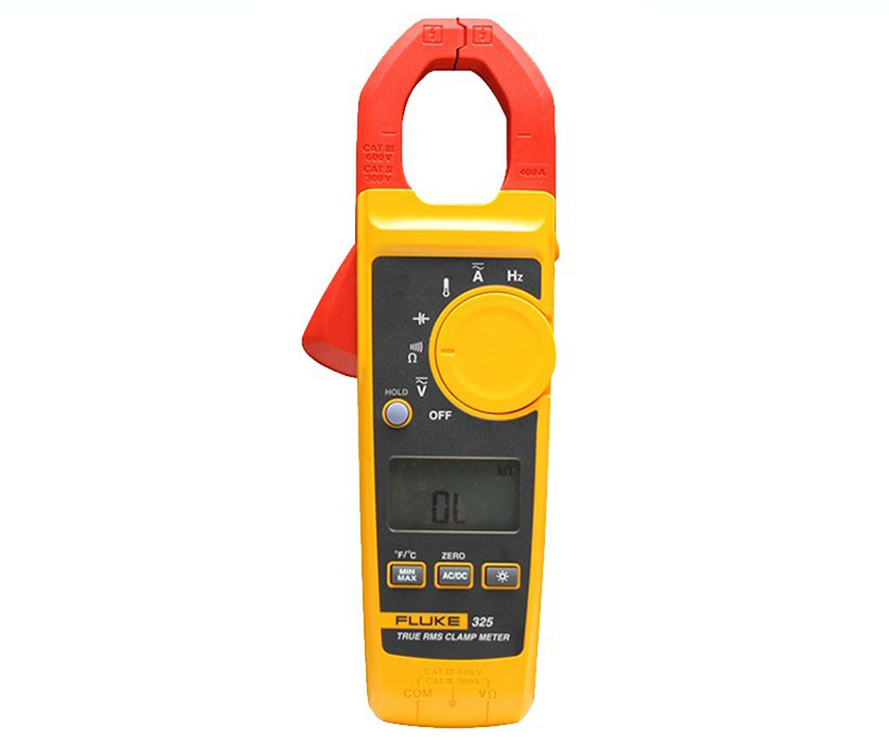 Fluke 325 CAL True RMS Clamp Meter with calibration certificate, 400 A AC/DC