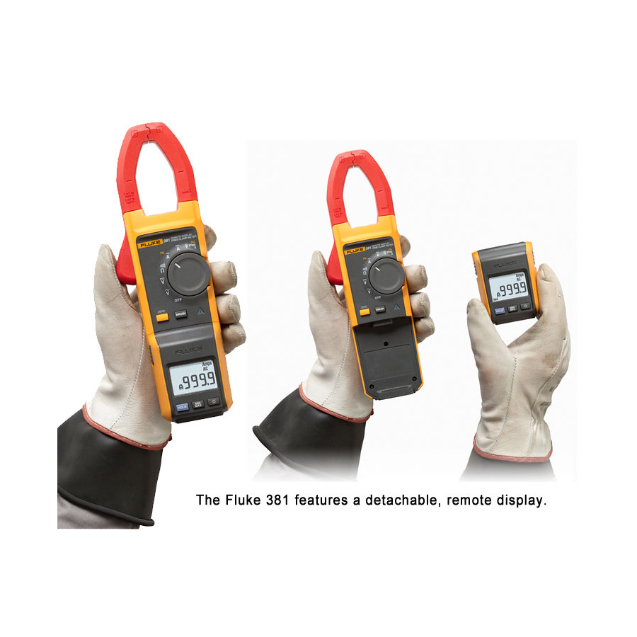 Fluke 381 CAL True RMS AC/DC Clamp Meter with iFlex, calibrated traceable data