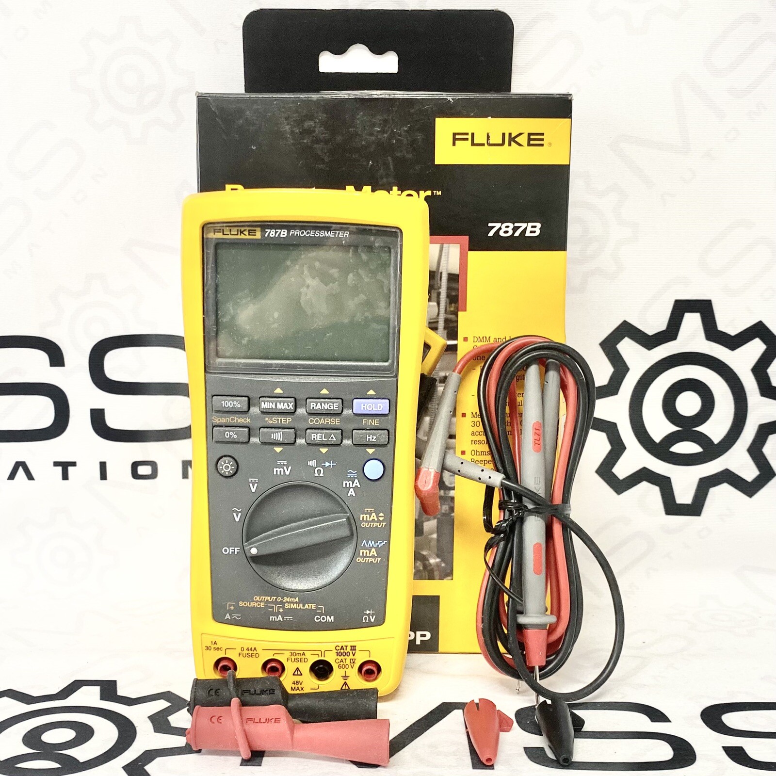 Fluke 787B CAL Process Meter with calibration certificate, 1,000 V