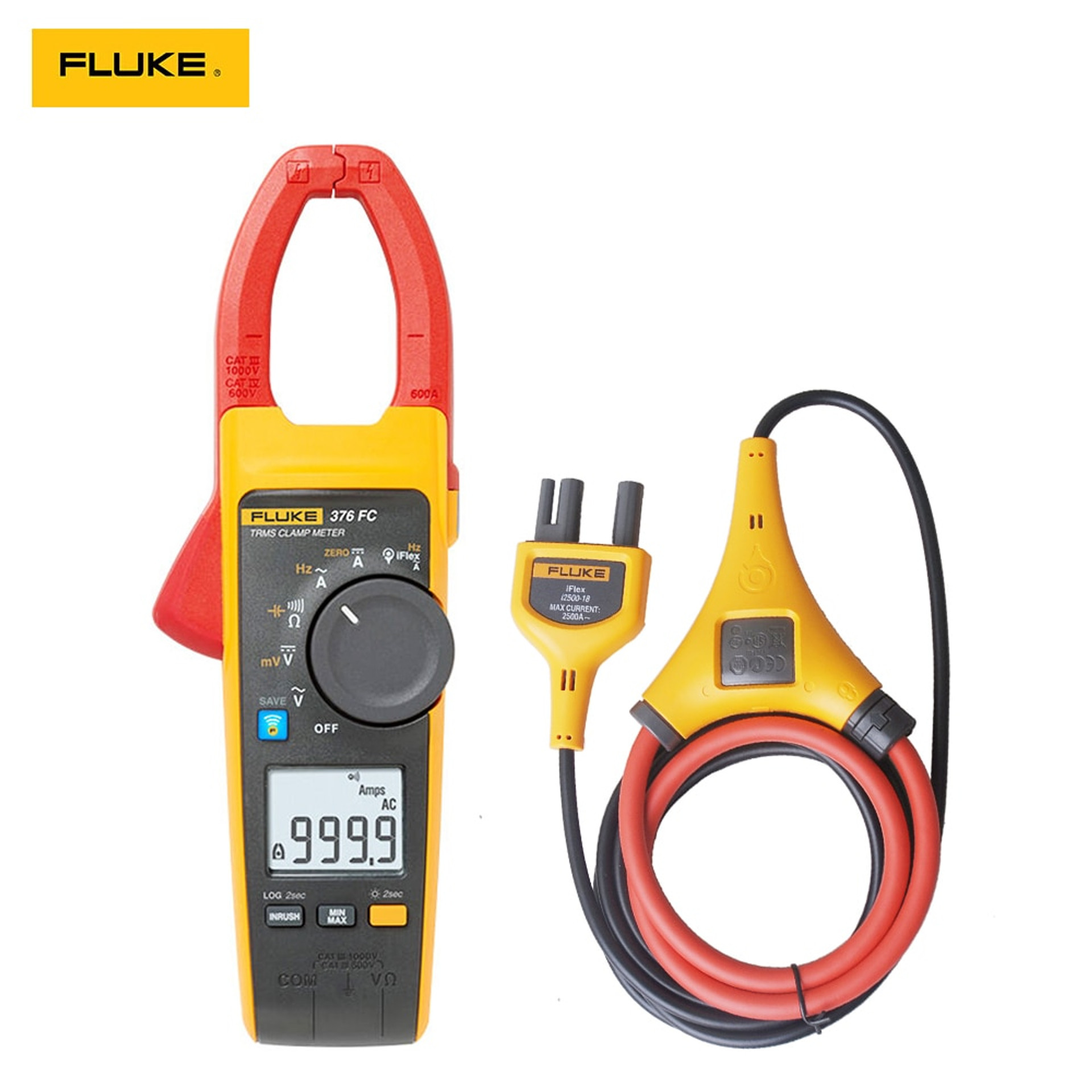 Fluke 376 FC True RMS AC/DC Clamp Meter with iFlex