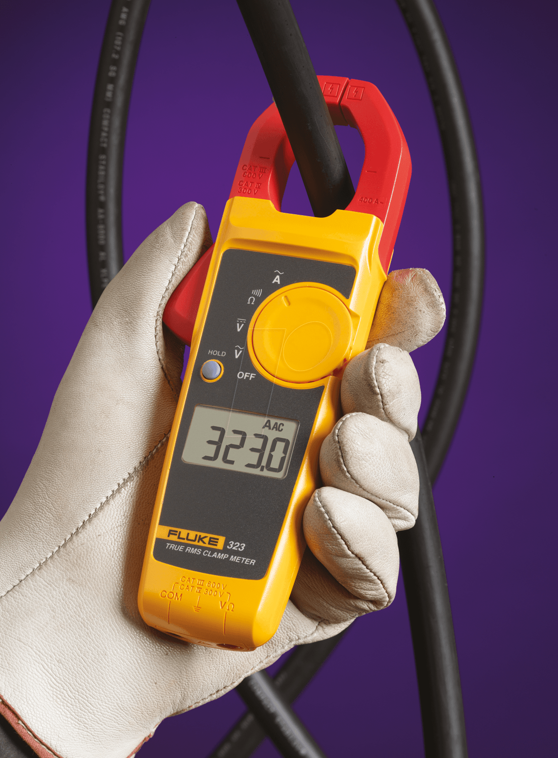 Fluke 323 True RMS Clamp Meter, 400 A