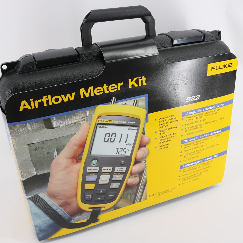 Fluke 922/KIT Airflow Meter/Micromanometer