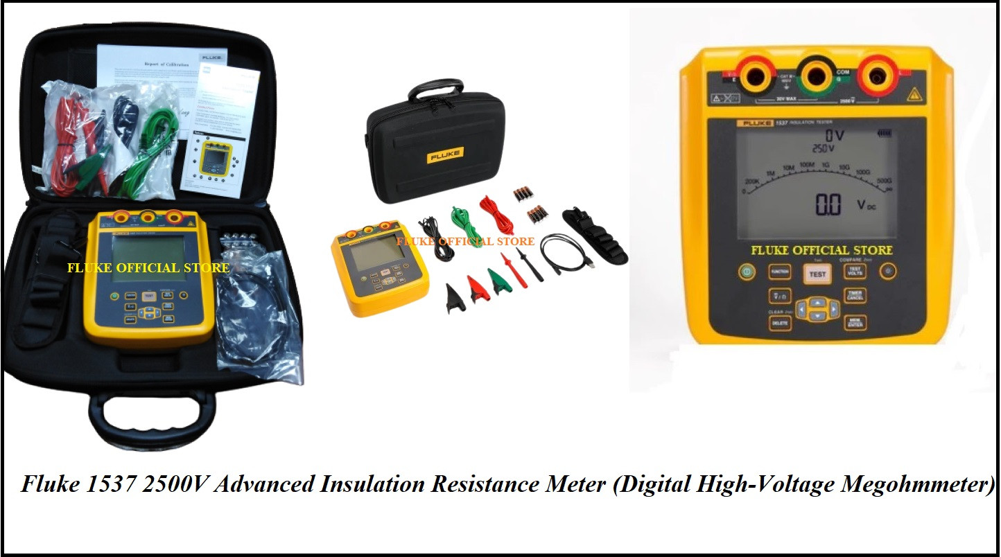 Fluke 1537 Advanced Insulation Resistance Tester, 2500 V
