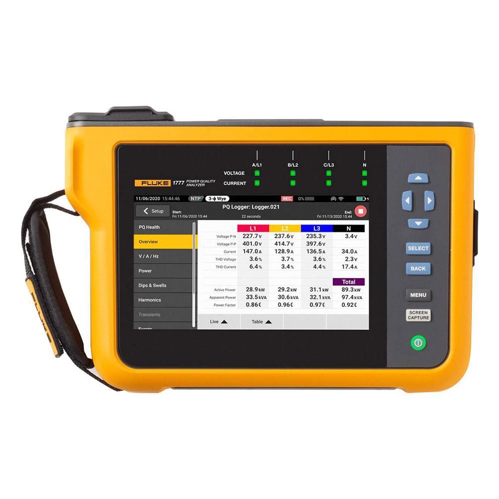 Fluke 1777/BASIC Three-Phase Power Quality Analyzer, 8 kV