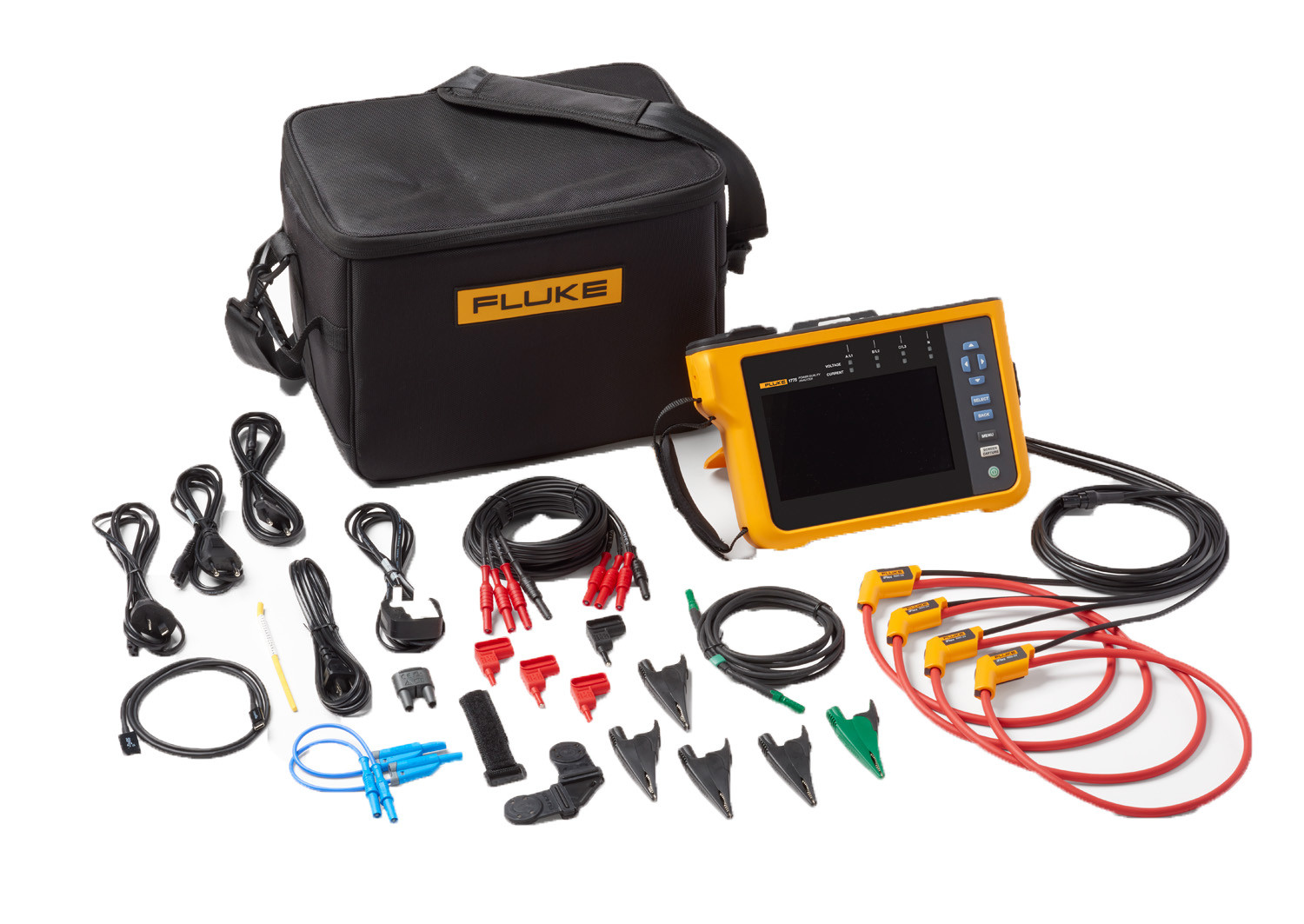 Fluke 1775/FPC Three-Phase Power Quality Analyzer with one-year Premium Care, 8 kV