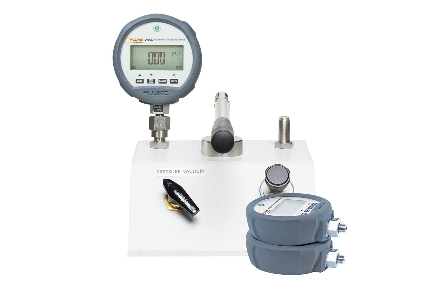Fluke P5510-2700G-1 Pneumatic Pressure Calibrator, 2mPa