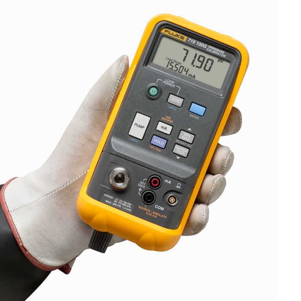 Fluke 719-100G Pressure Calibrator, 100 PSI