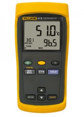 Fluke 51-2 CAL Single Input Digital Thermometer with calibration certificate