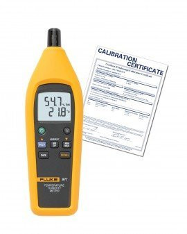Fluke 971-NIST Dual Display Temperature Humidity Meter,  includes Traceable Calibration Certificate