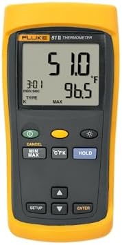 Fluke 51-2-NIST Single Input Thermometer, includes Traceable Calibration Certificate