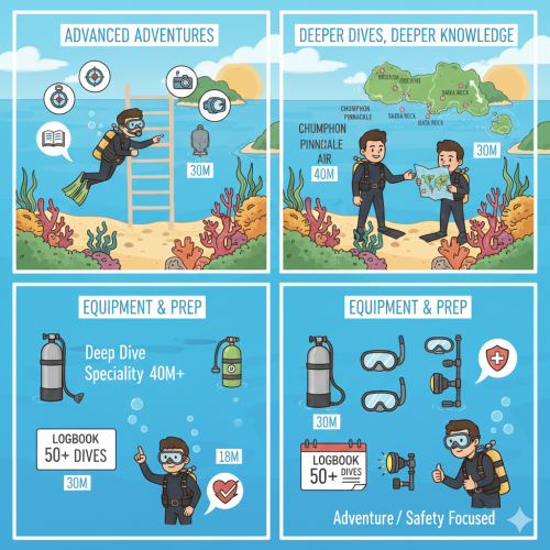 อะไรที่ต้องรู้บ้างเมื่ออยากดำน้ำลึกเกาะเต่าในระดับลึกกว่าเดิม