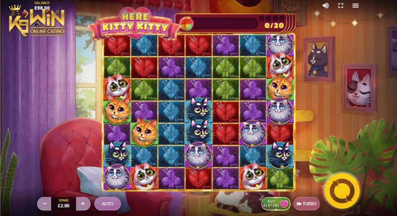 K9WIN เกม Here Kitty Kitty สล็อตนี่คิตตี้คิตตี้ กลางบท