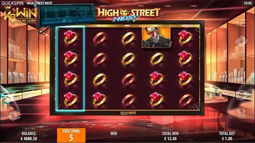 K9WIN เกม High Street Heist สล็อตการปล้นบนไฮสตรีท กลางบท