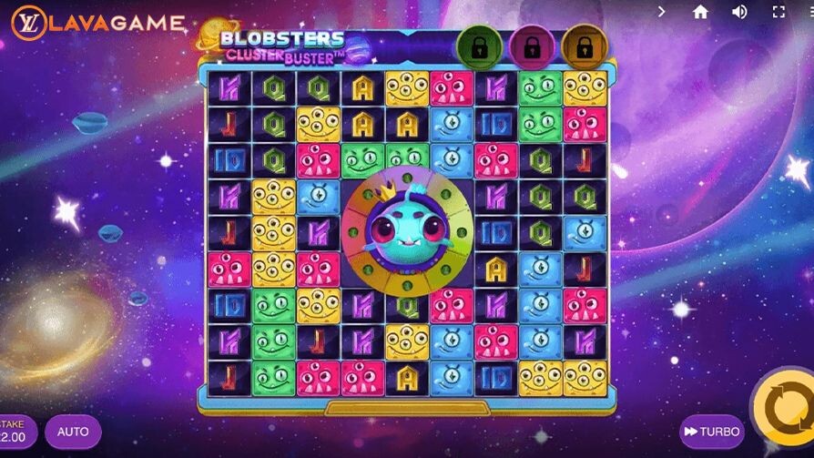 Lavagame เกม Blobsters Clusterbuster สล็อตบลอปสเตอร์ คลัสเตอร์บัสเตอร์ กลางบท