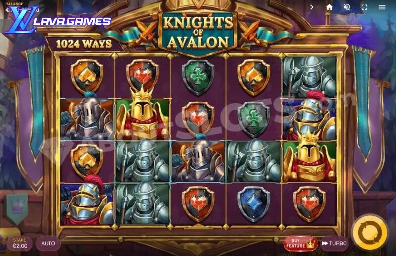 Lavagame เกม Knights of Avalon สล็อตนักรบแห่งอวาลอน กลางบท