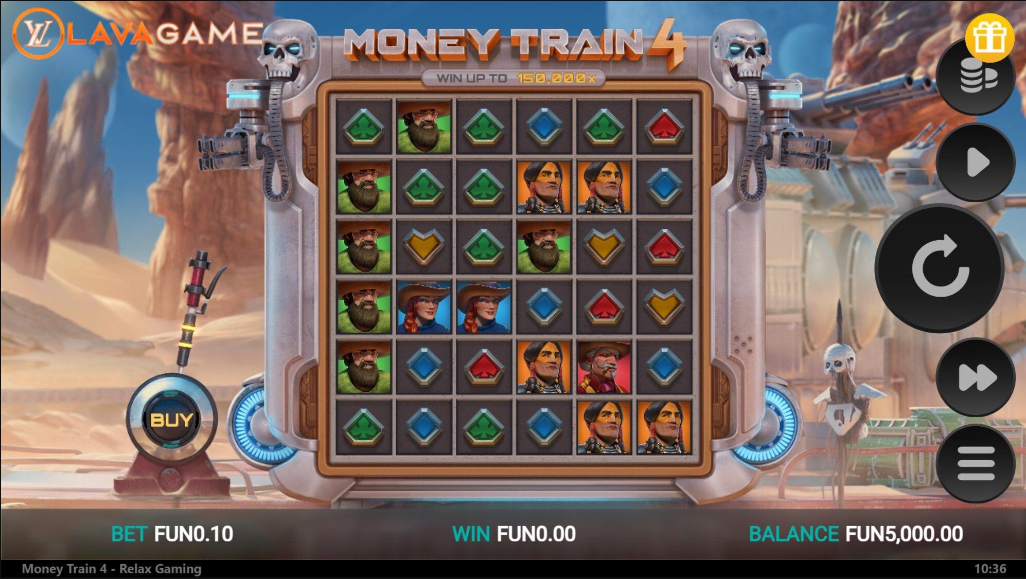 Lavagame เกม Money Train 4 สล็อตมันนี่เทรน 4 กลางบท