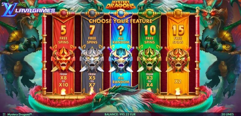 Lavagame เกม Mystery Dragons สล็อตมังกรลึกลับห้าตัว ปิดท้ายบท