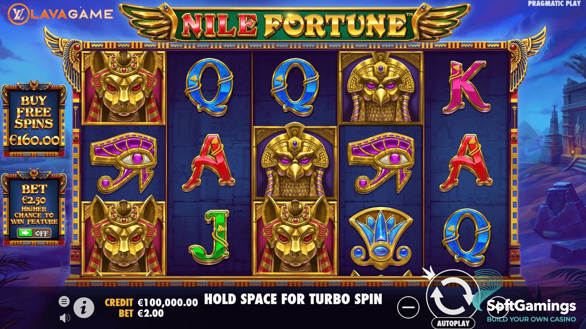 Lavagame เกม Nile Fortune สล็อตไนล์ฟอร์จูน กลางบท