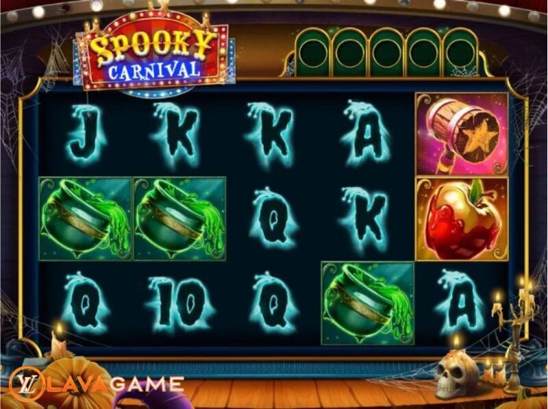 Lavagame เกม Spooky Carnival สล็อตสปู้กกี้คานิวัล กลางบท