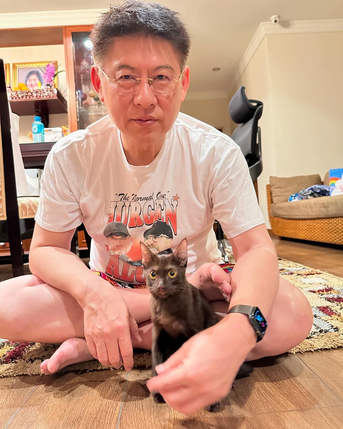 Photo by @sorrayuth9111 on August 21, 2024. อาจเป็นรูปภาพของ แมวอะบิสซิเนียน และ ลูกแมว.