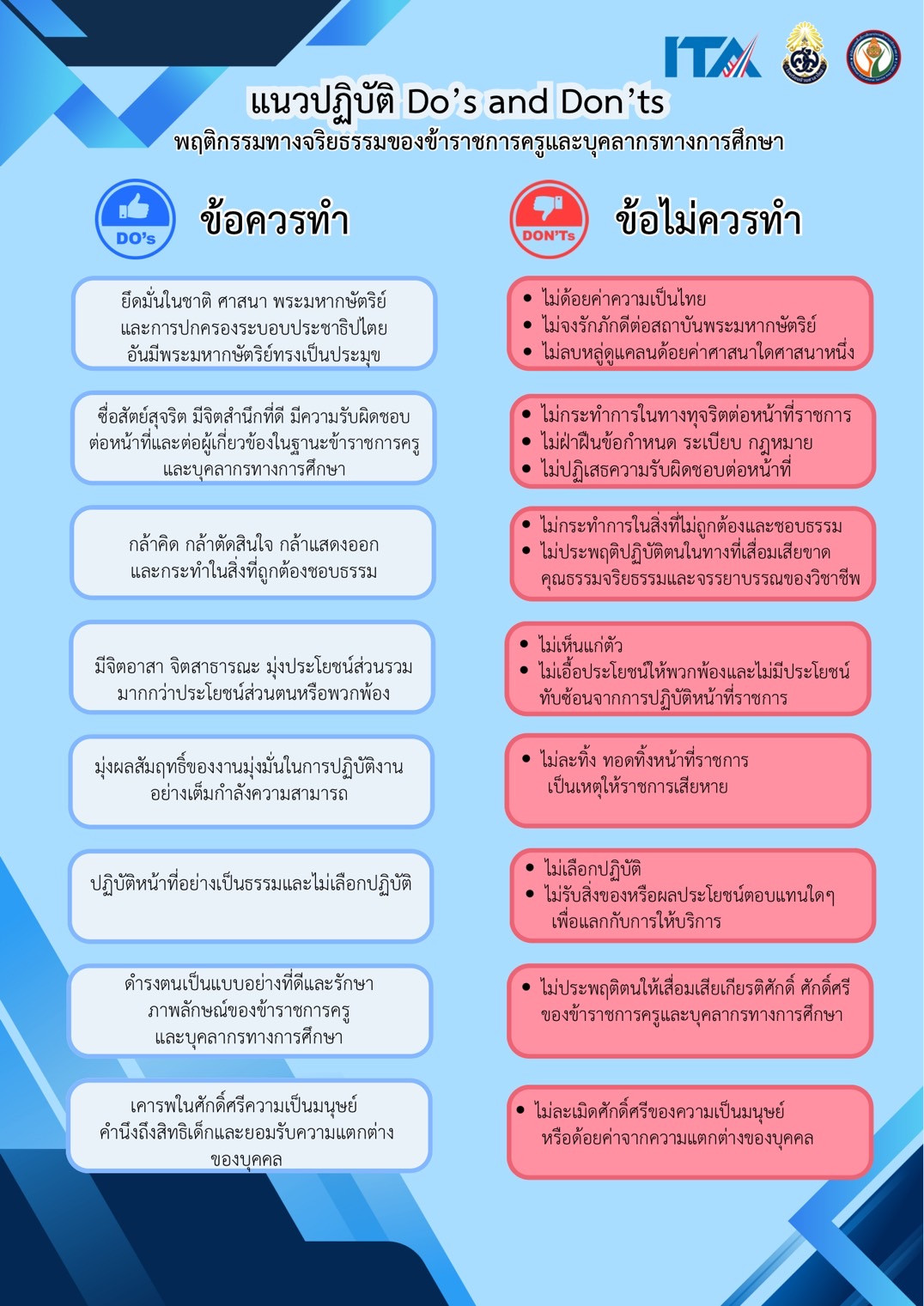 Do's&Don'ts