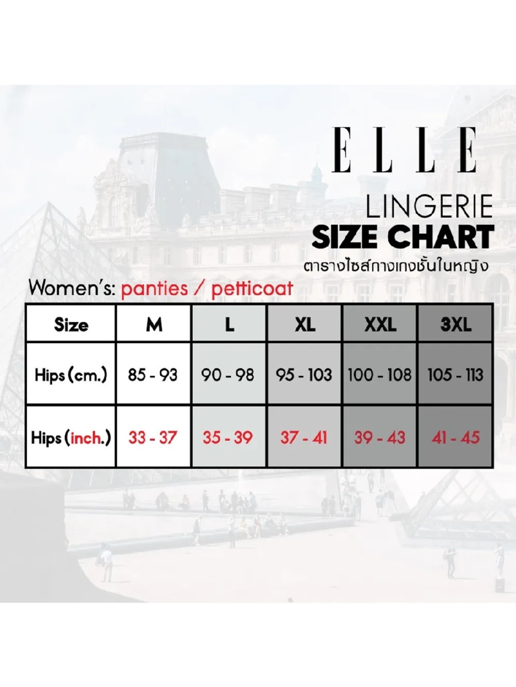 Size Panties