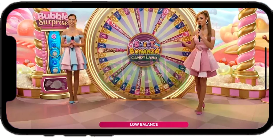 Sweet Bonanza Candyland Live