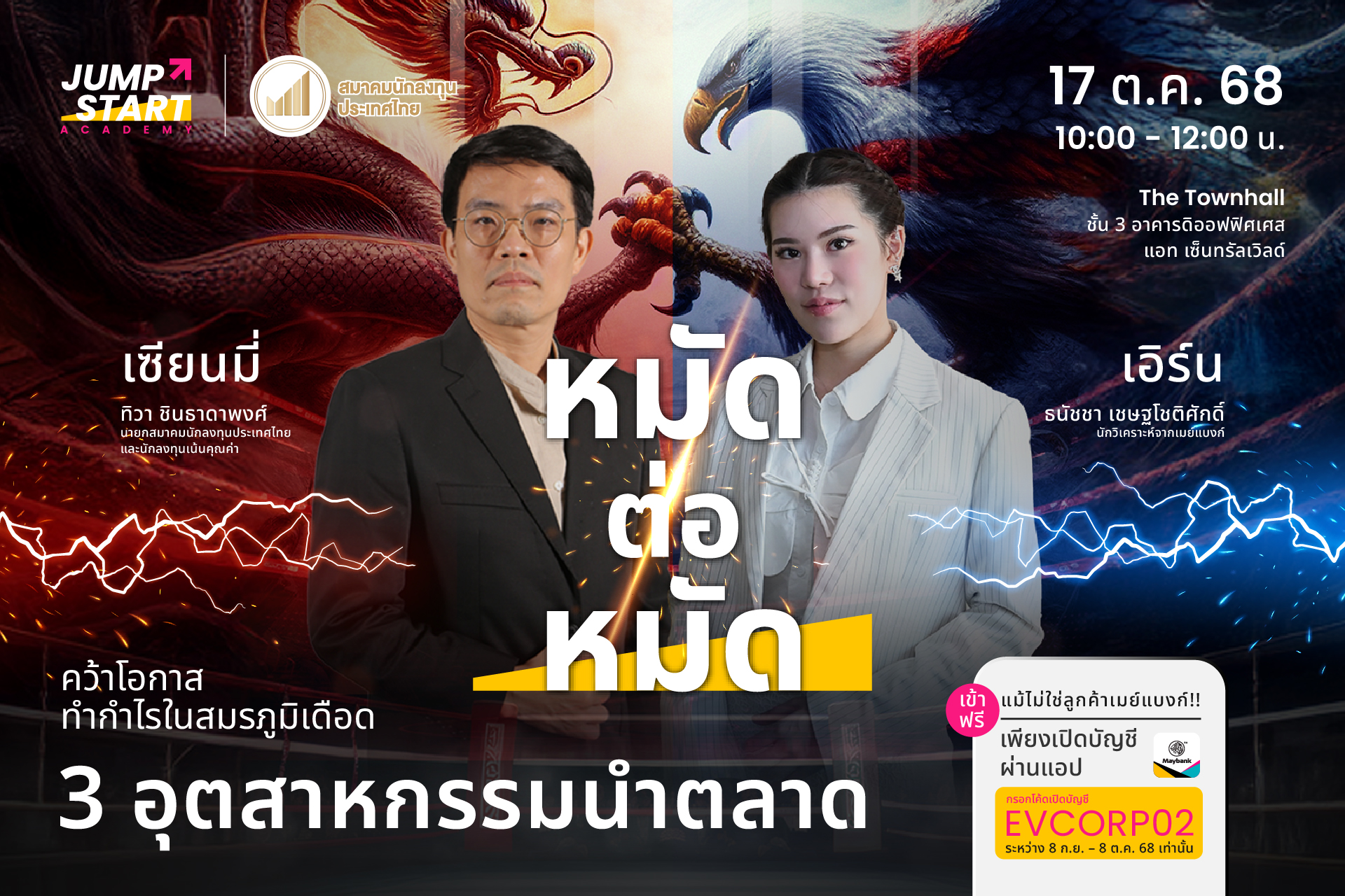 เมย์แบงก์ ผนึกสมาคมนักลงทุนประเทศไทย  ชวนเจาะลึกโอกาสการลงทุน