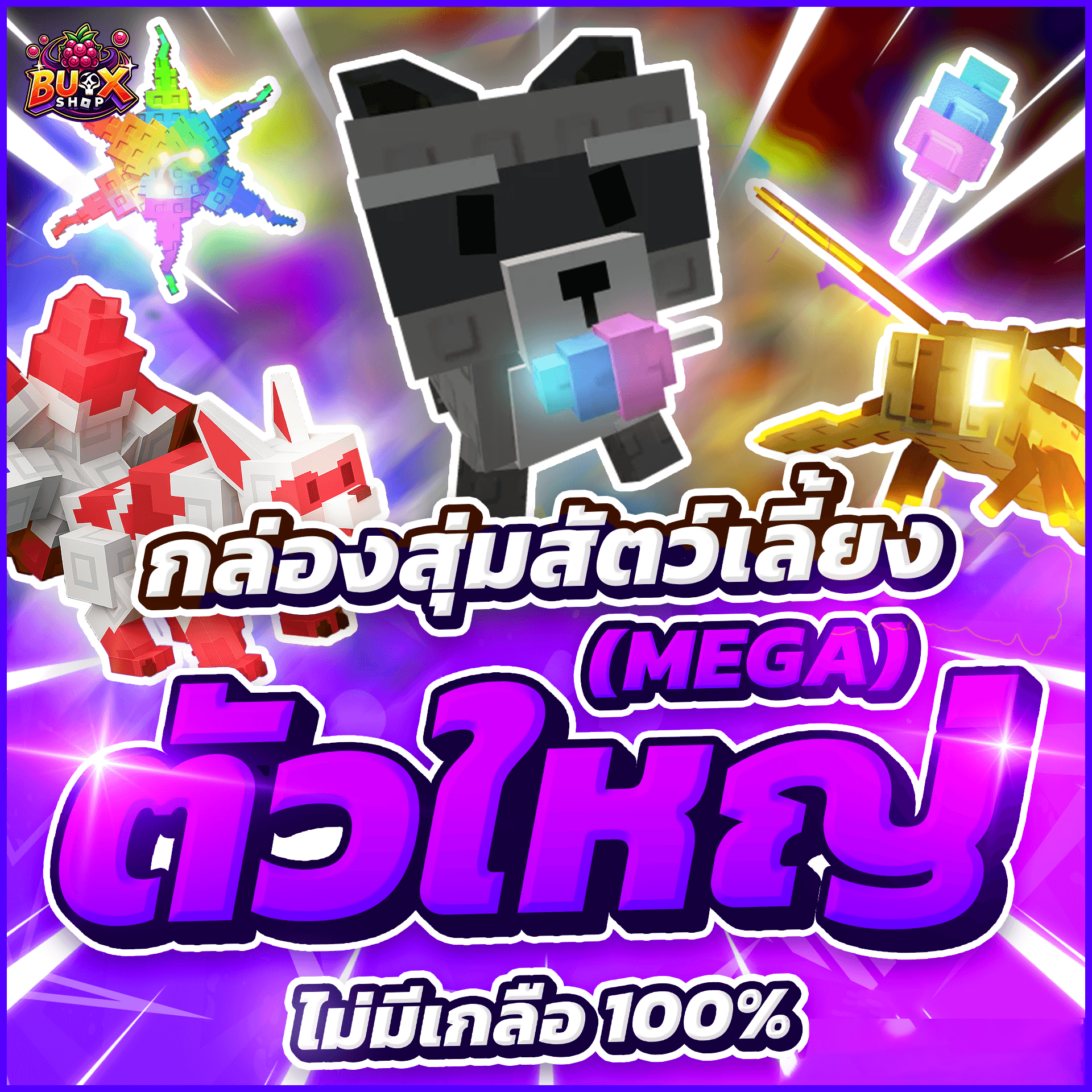 กล่องสุ่มสัตว์ ตัวยักษ์