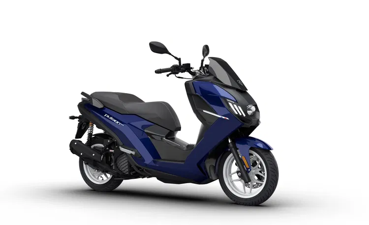 peugeot pulsion evo midnight blue front right quarter