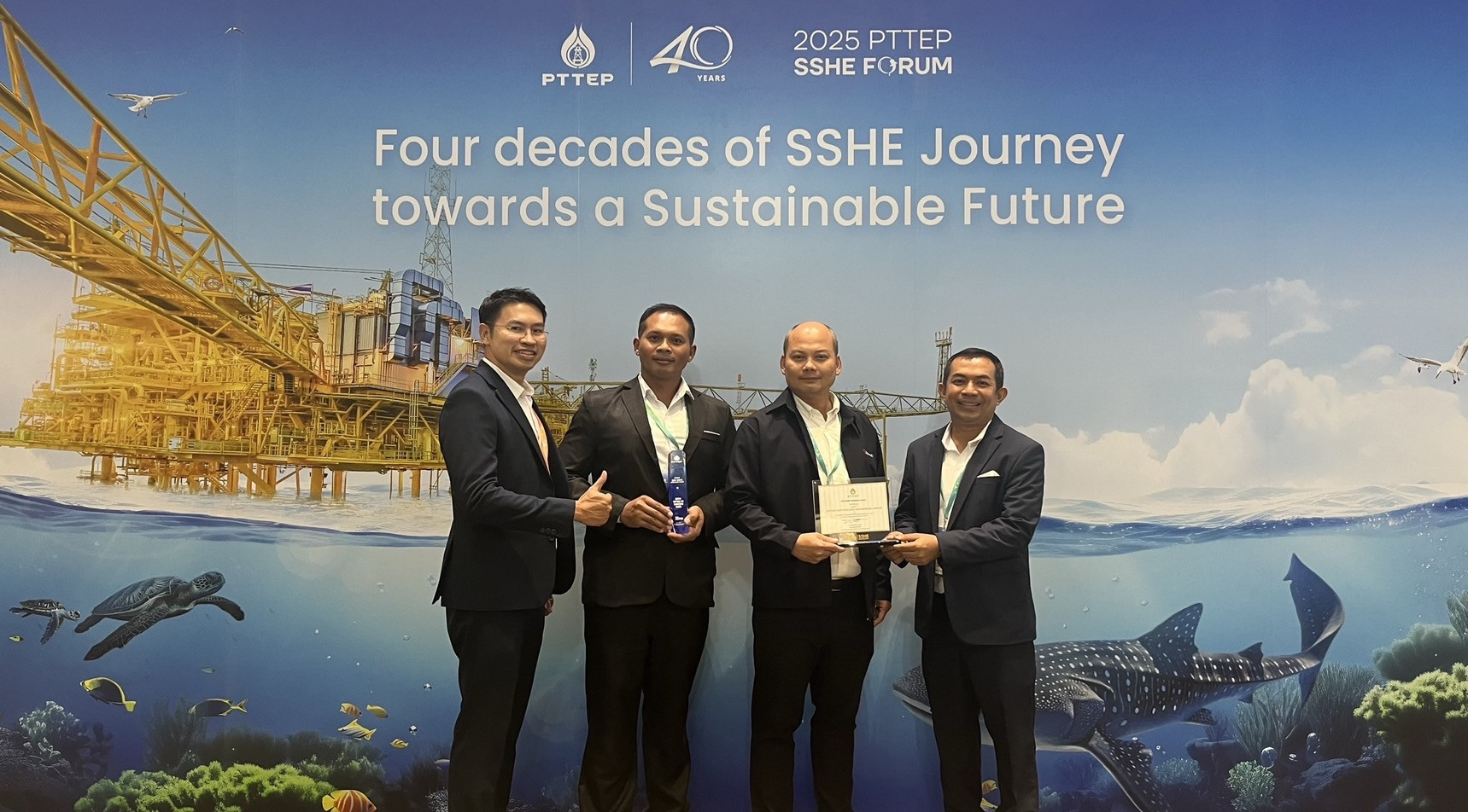 บริษัท ยูนิไทยชิปยาร์ด แอนด์ เอนจิเนียริ่ง จำกัด รับรางวัล CEO SSHE Excellence