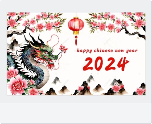 pngtree happy chinese new year 2024 of the dragon with oil painting image 1980488