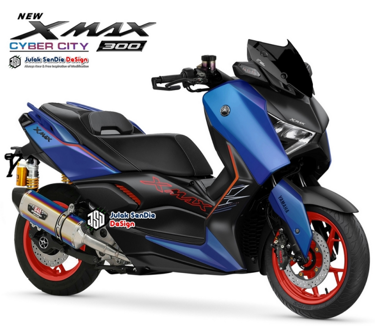 yamaha xmax 300 cyber city (1)